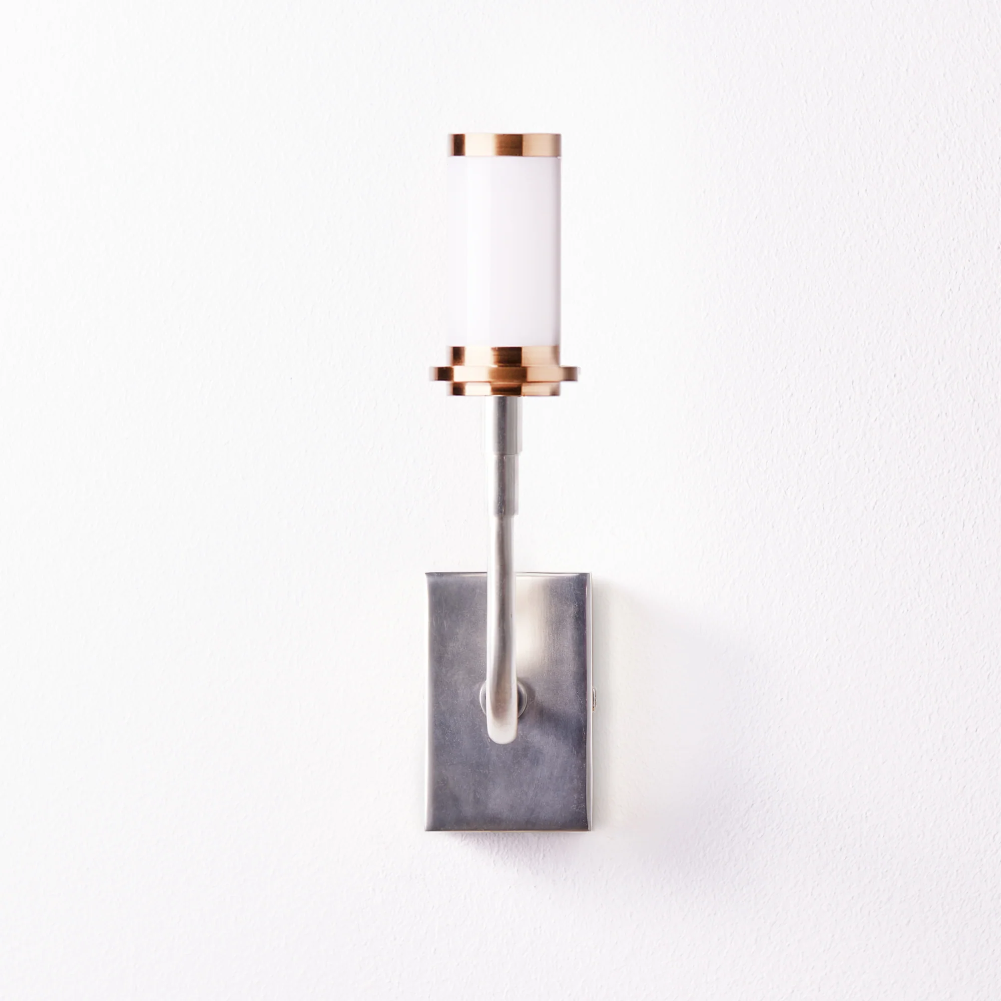 Matchbox cordless wall fitting in antique silver - Image 3
