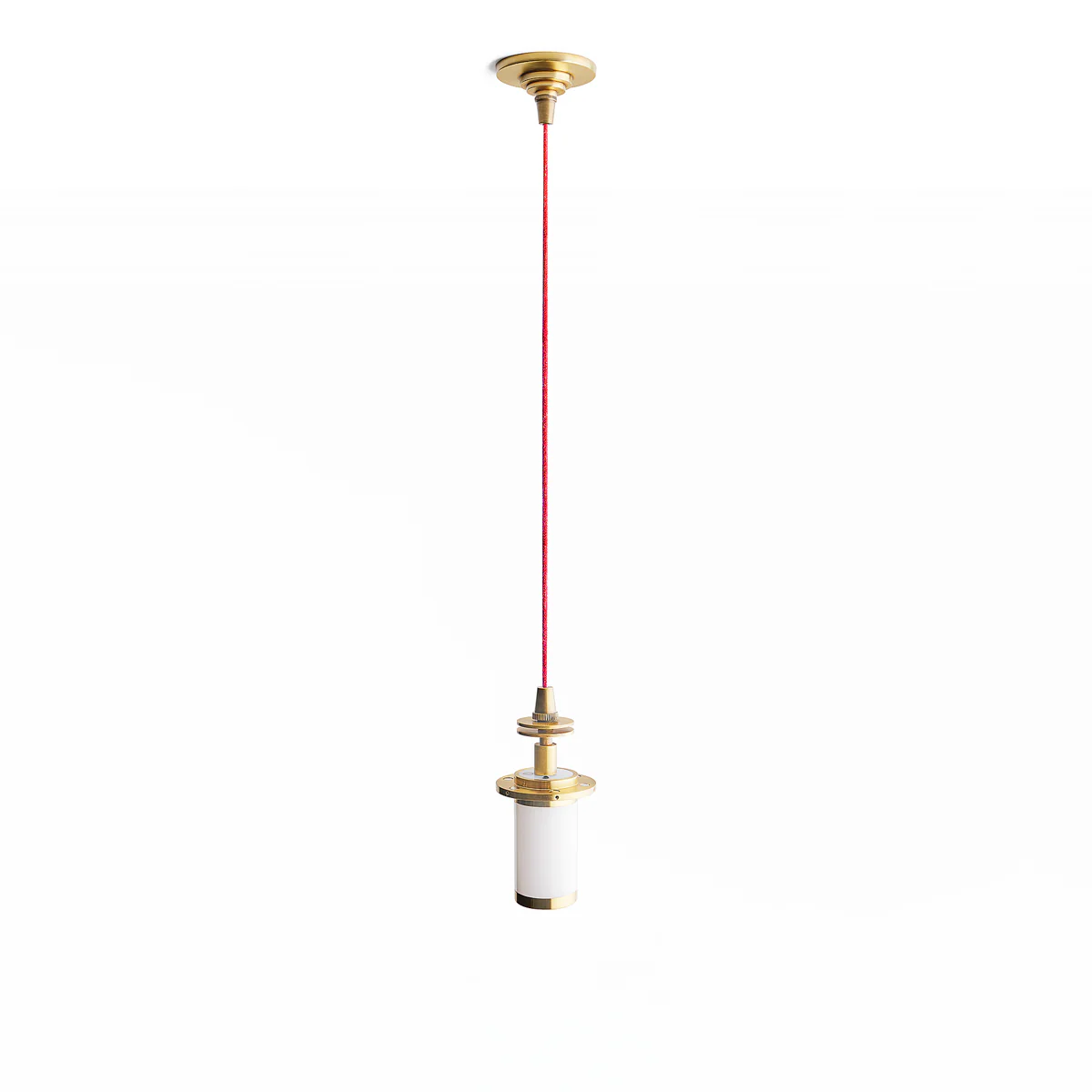 Mini elbow Rechargeable pendant kit in antique brass