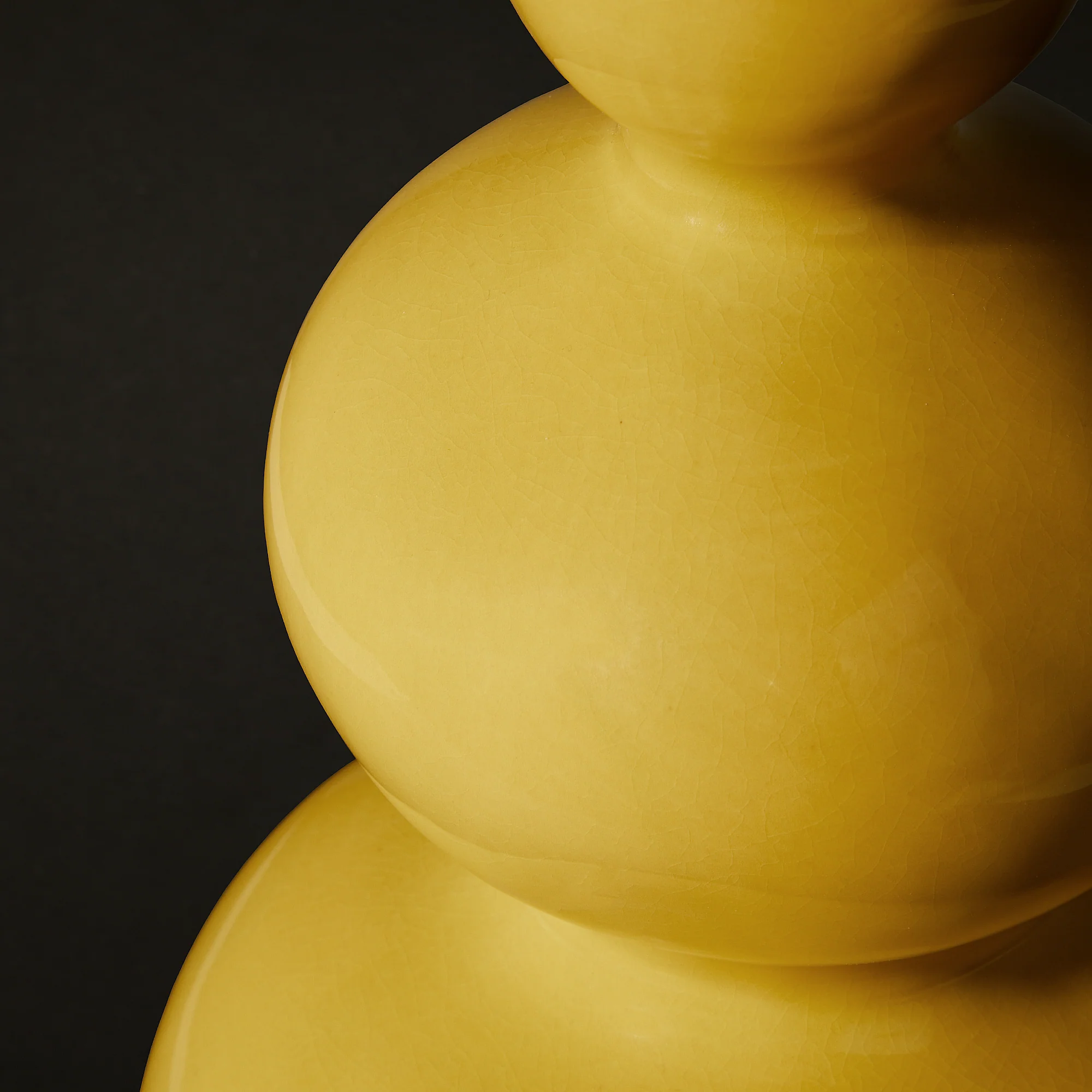 Murphy table lamp in yellow ceramic - Image 4