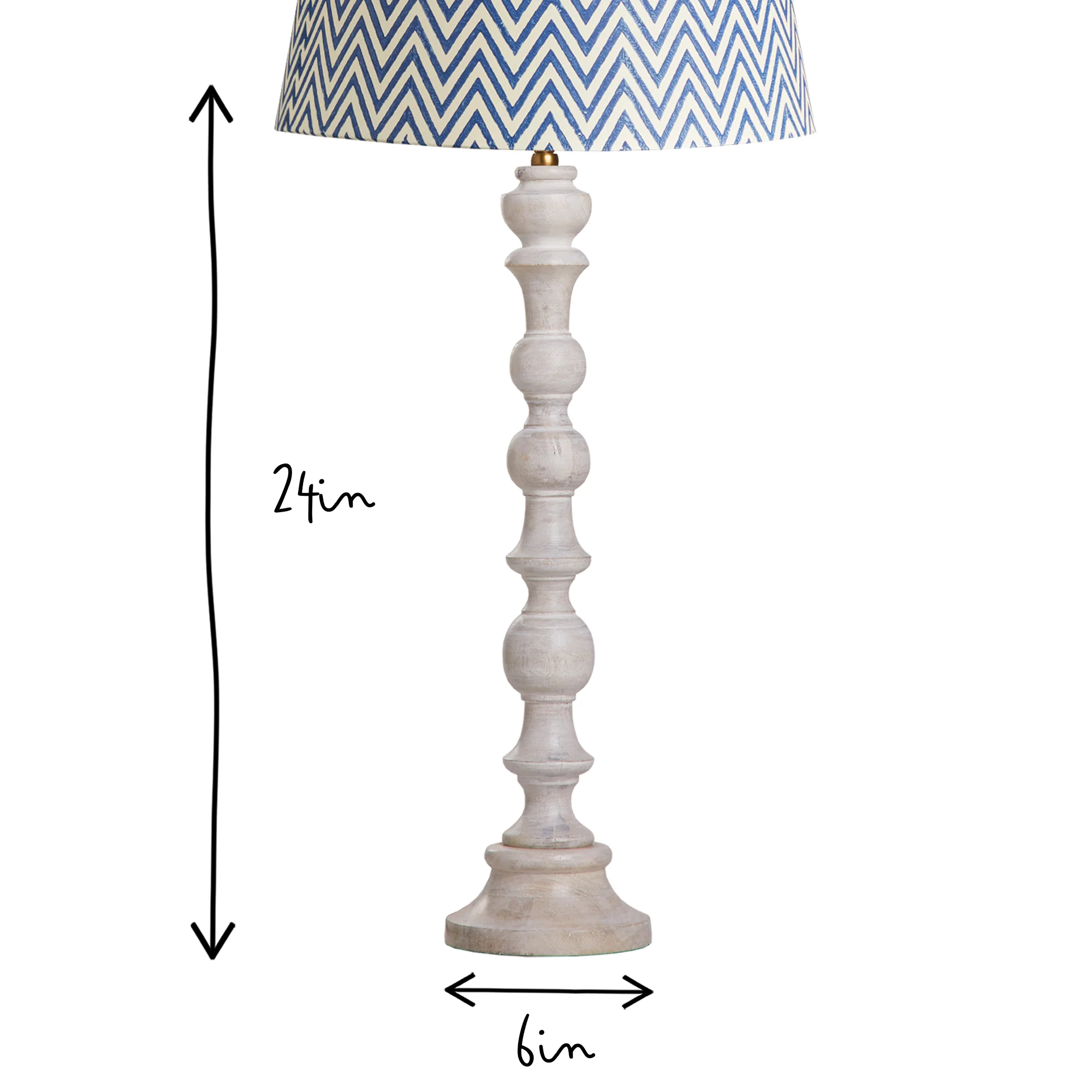 Paradiso table lamp in white - Image 5