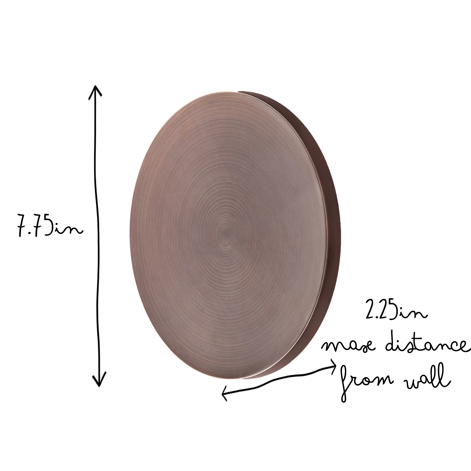 Regular Helios cordless wall sconce in bronze - Image 11