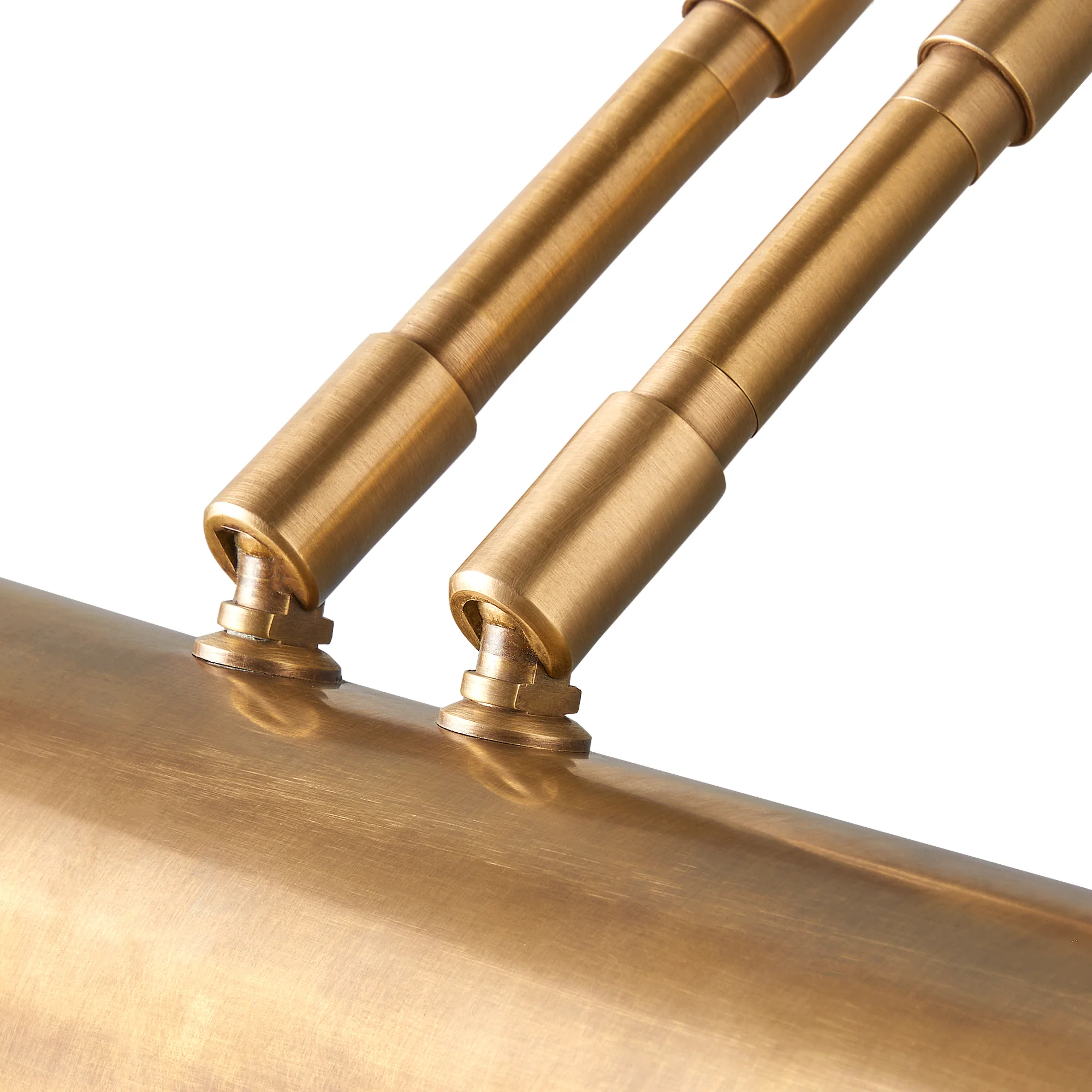Regular Lautrec picture light in antiqued brass - Image 11