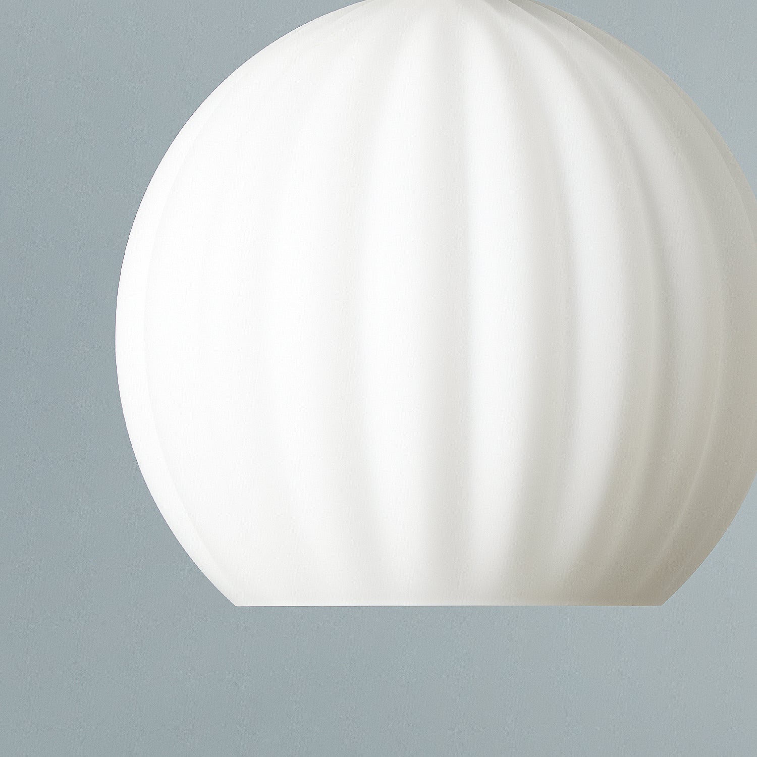 Regular Pumpkin pendant shade in opaline glass - Image 2