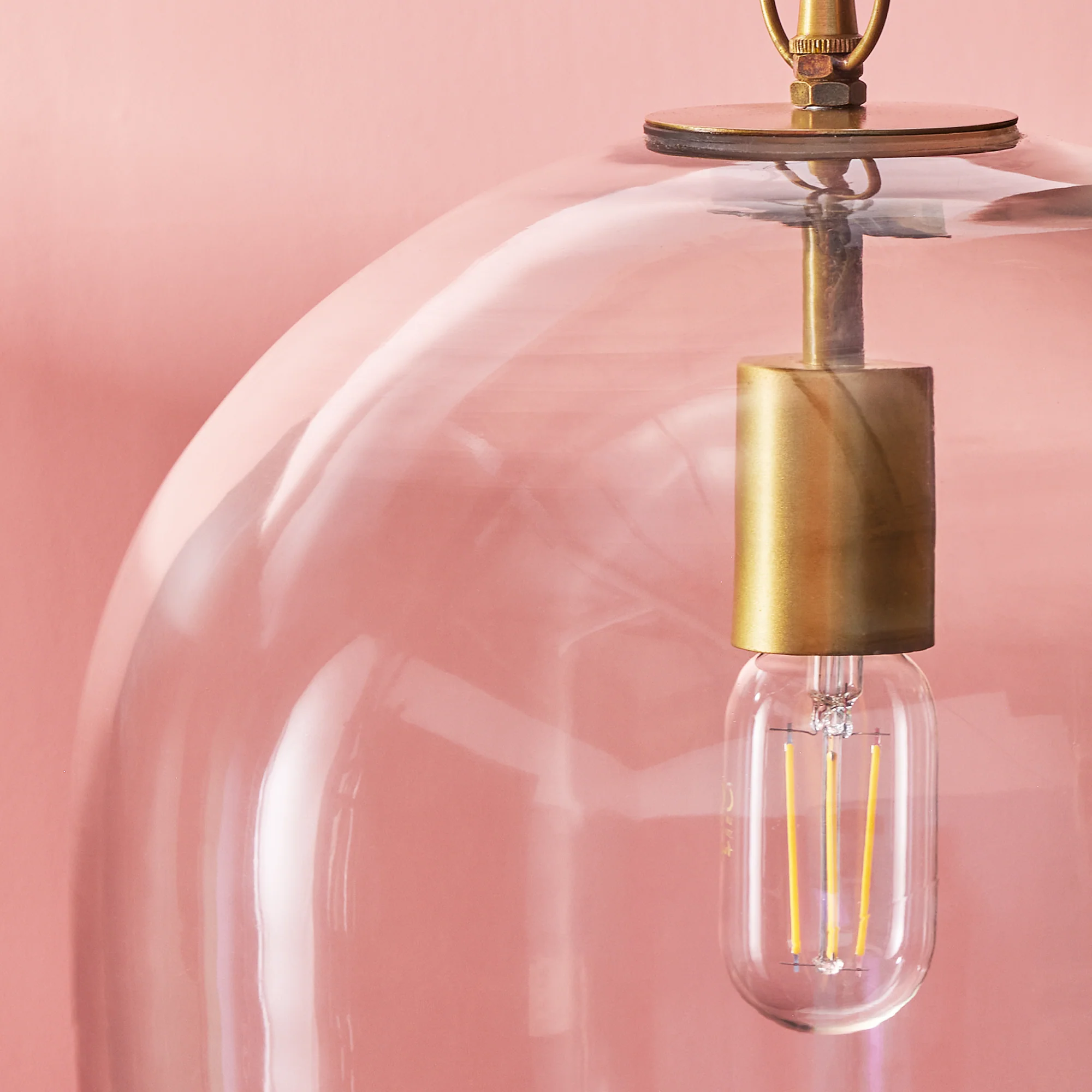Regular Zindarella pendant light in clear glass - Image 4
