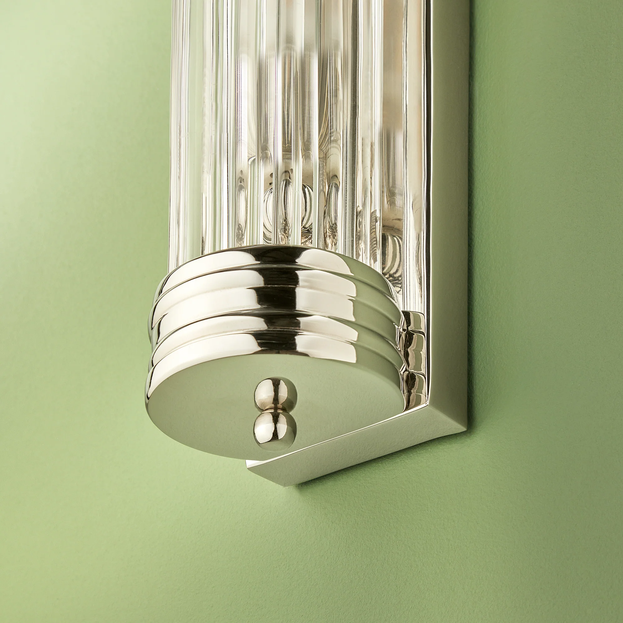 Rodtastic wall sconce in nickel with glass rods - Image 10