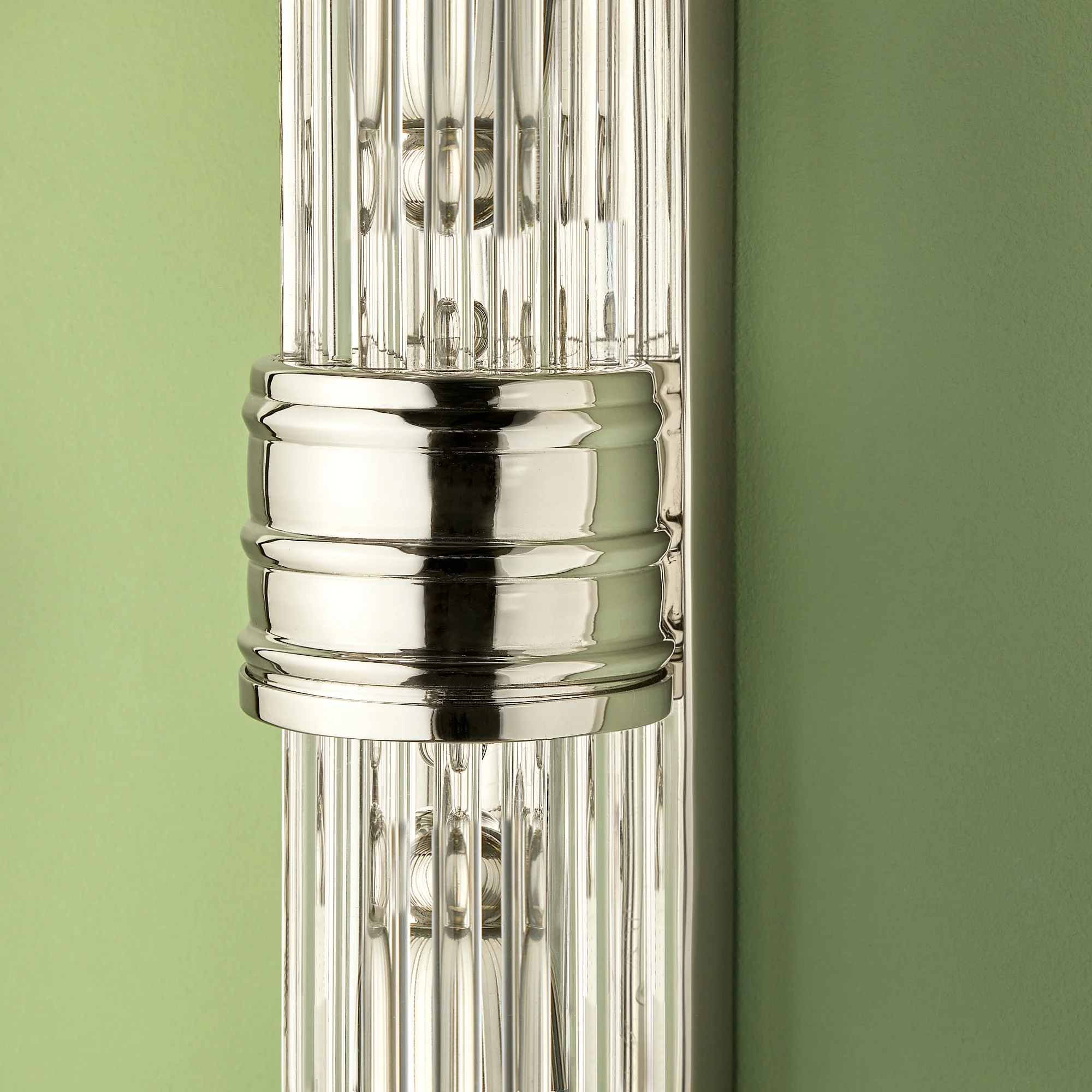 Rodtastic wall sconce in nickel with glass rods - Image 7