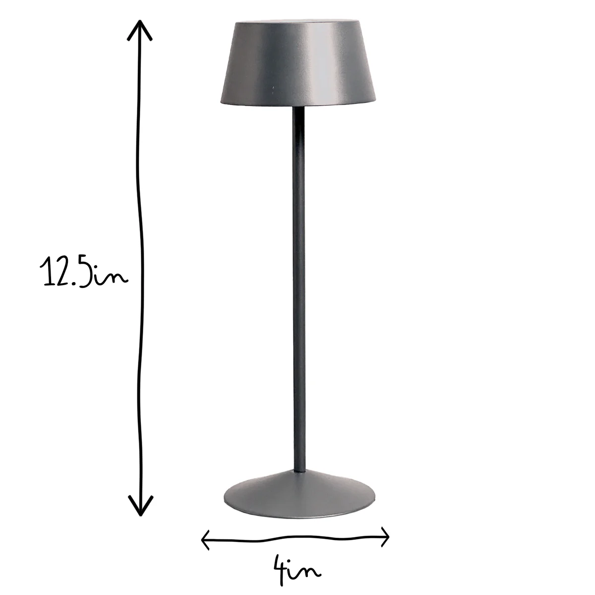 Scoon cordless table lamp in shale - Image 15