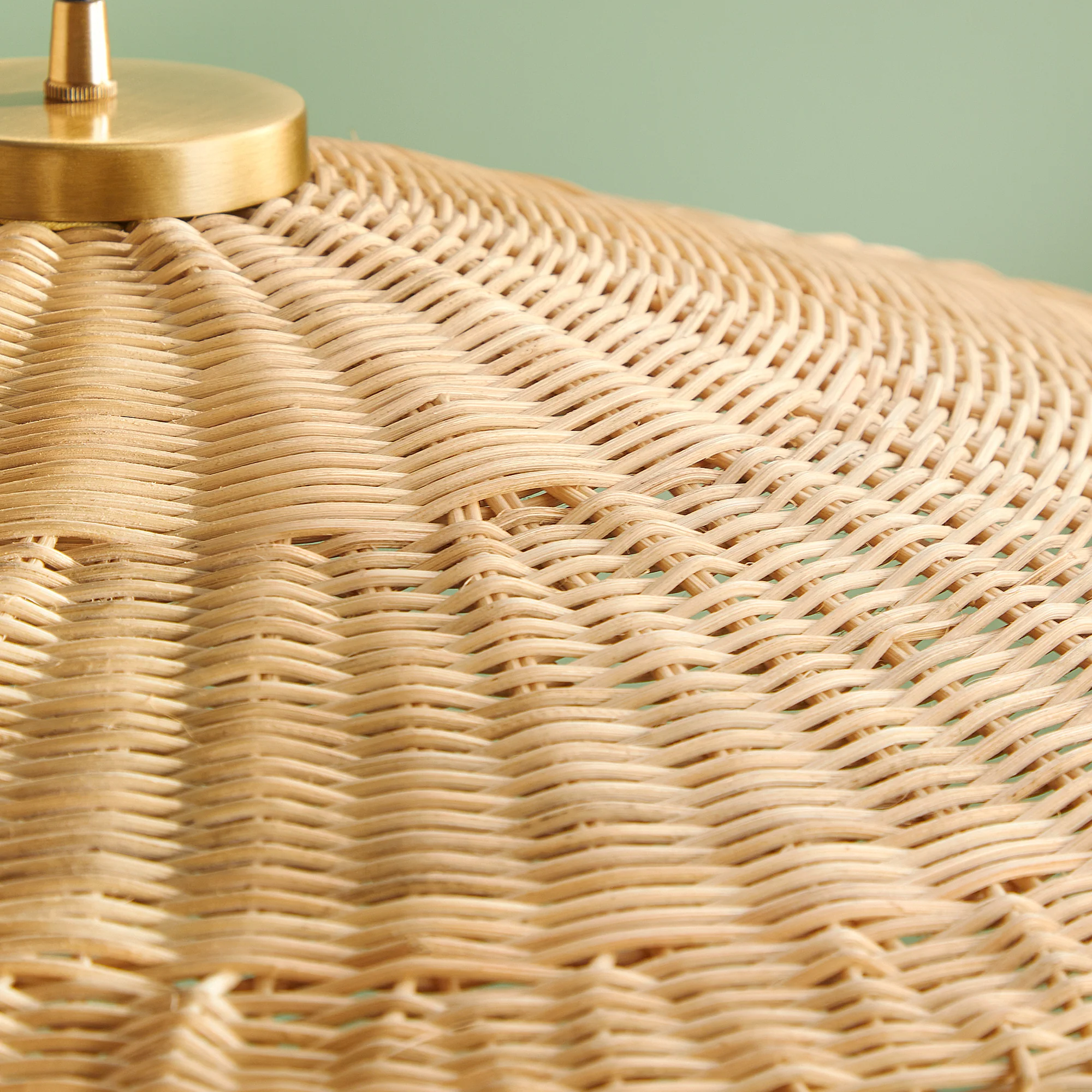 Smaller Aphrodite rattan pendant light - Image 3