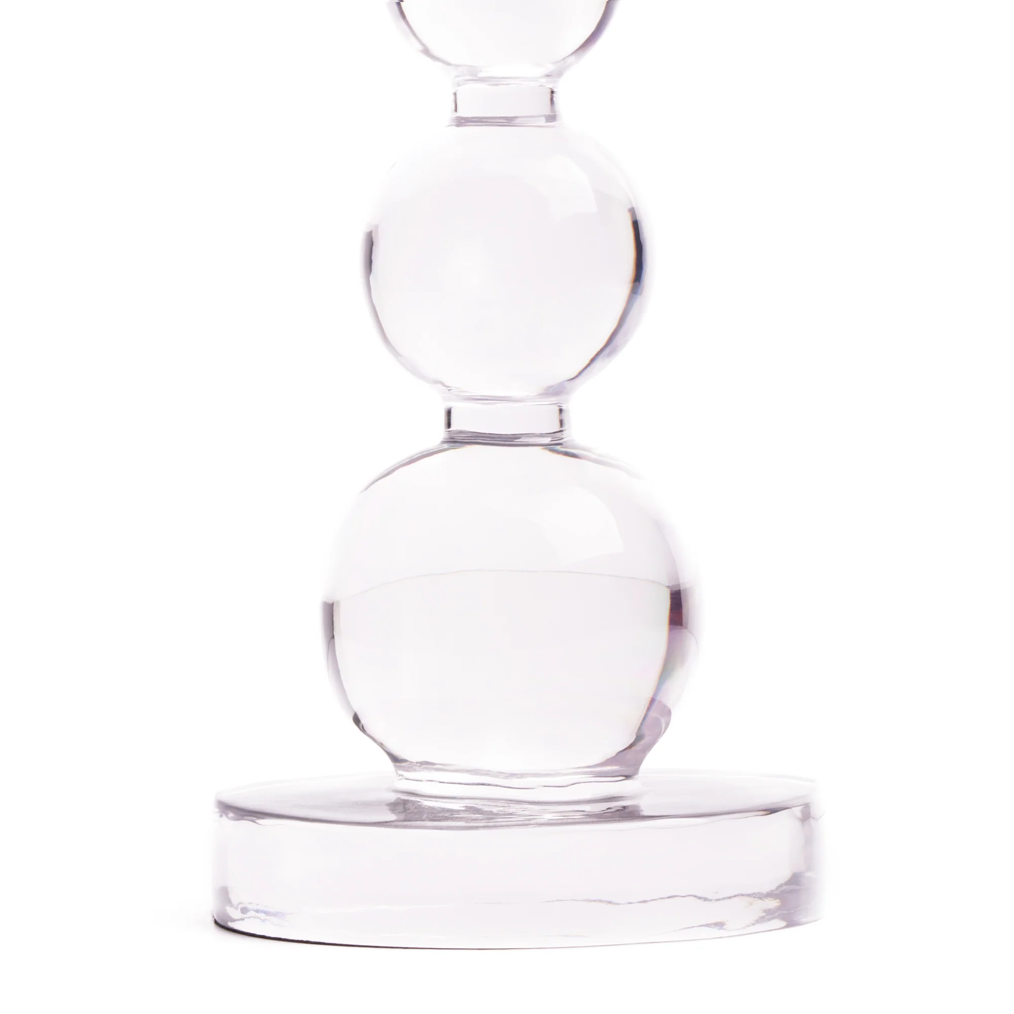 Smaller Aurora cordless table lamp in clear - Image 4