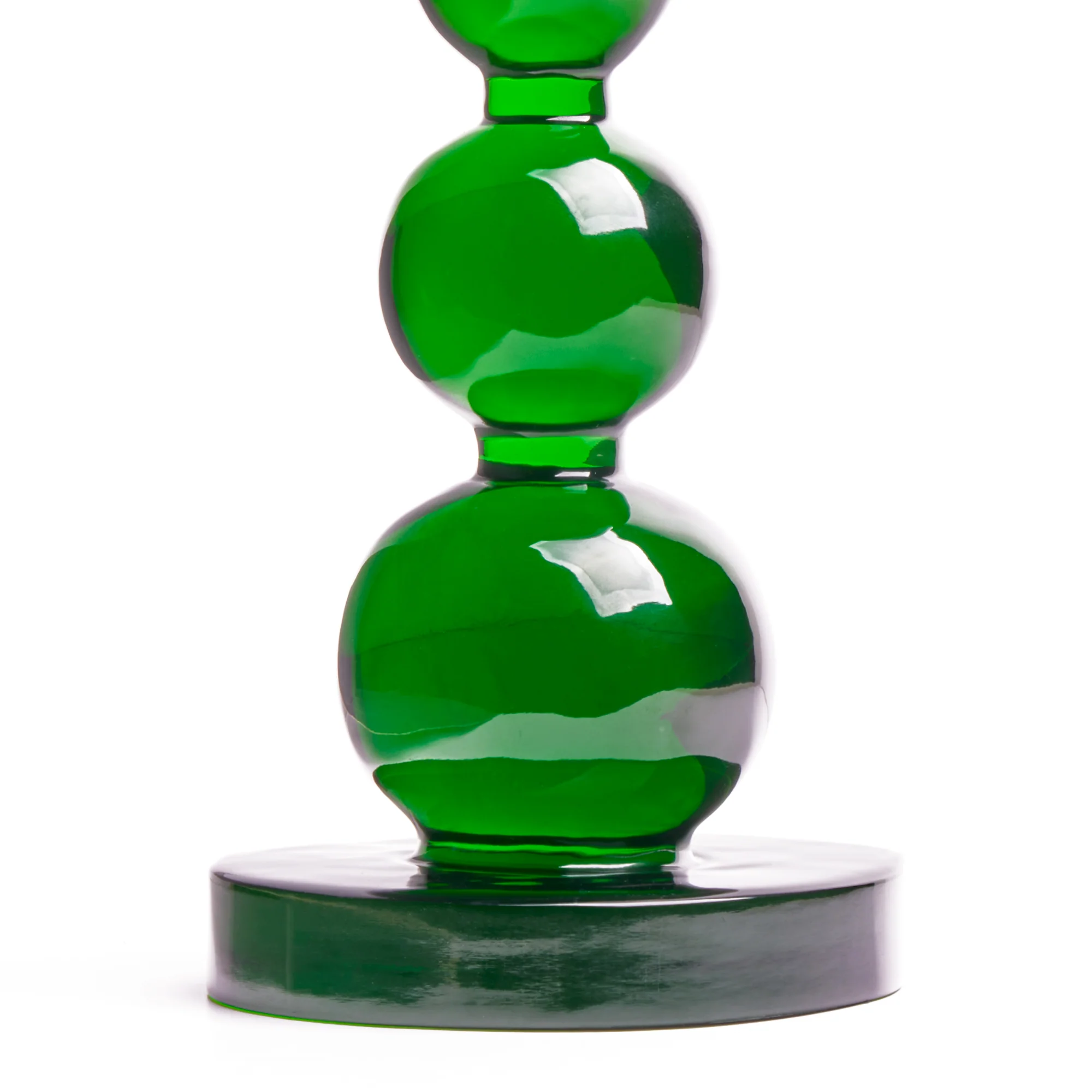 Smaller Aurora cordless table lamp in green - Image 4