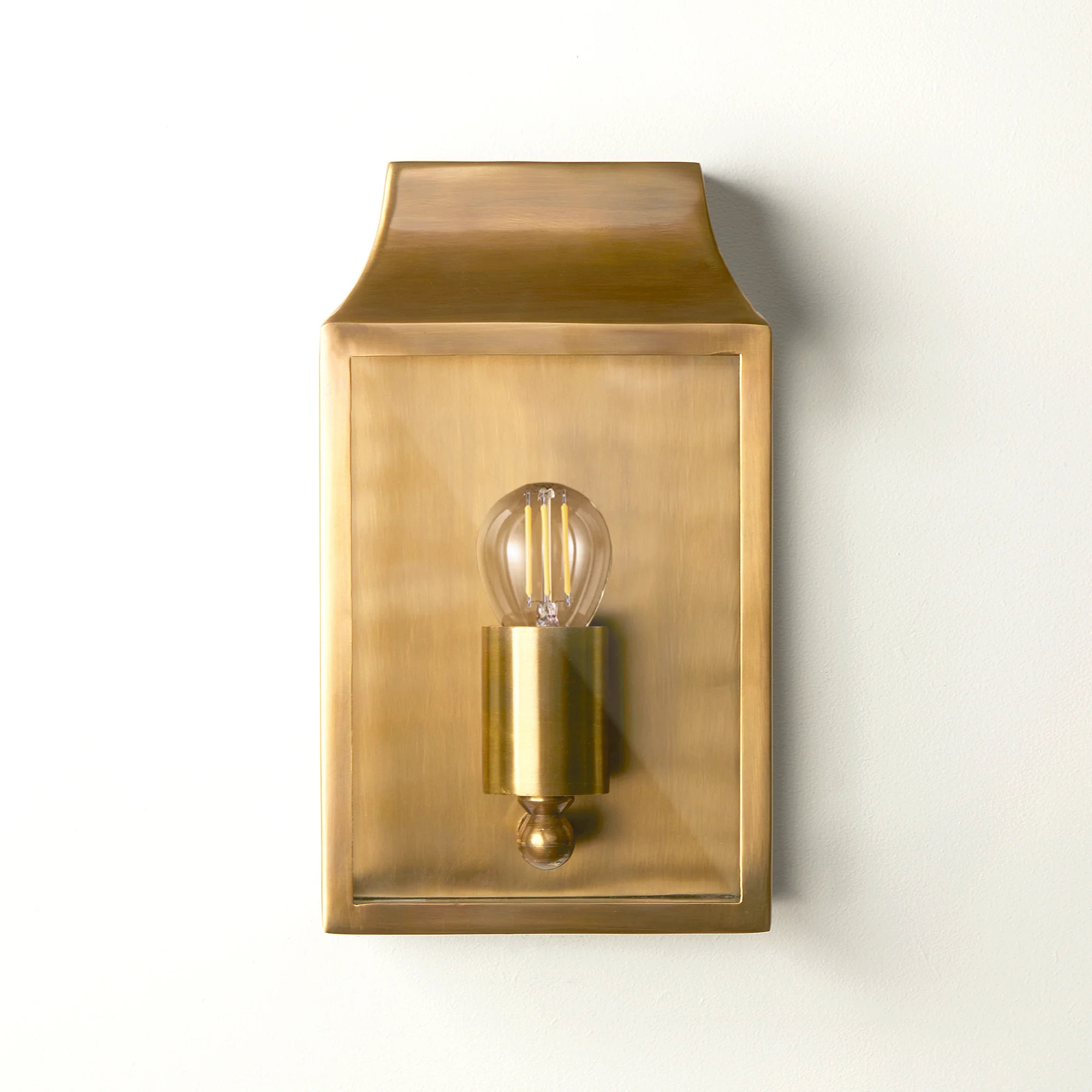 Smaller Crail wall sconce antique brass - Image 6