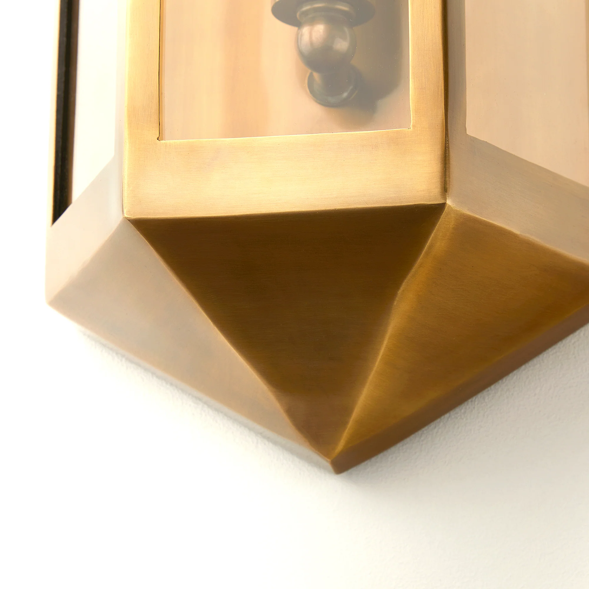 Smaller Cromer wall sconce antique brass - Image 6