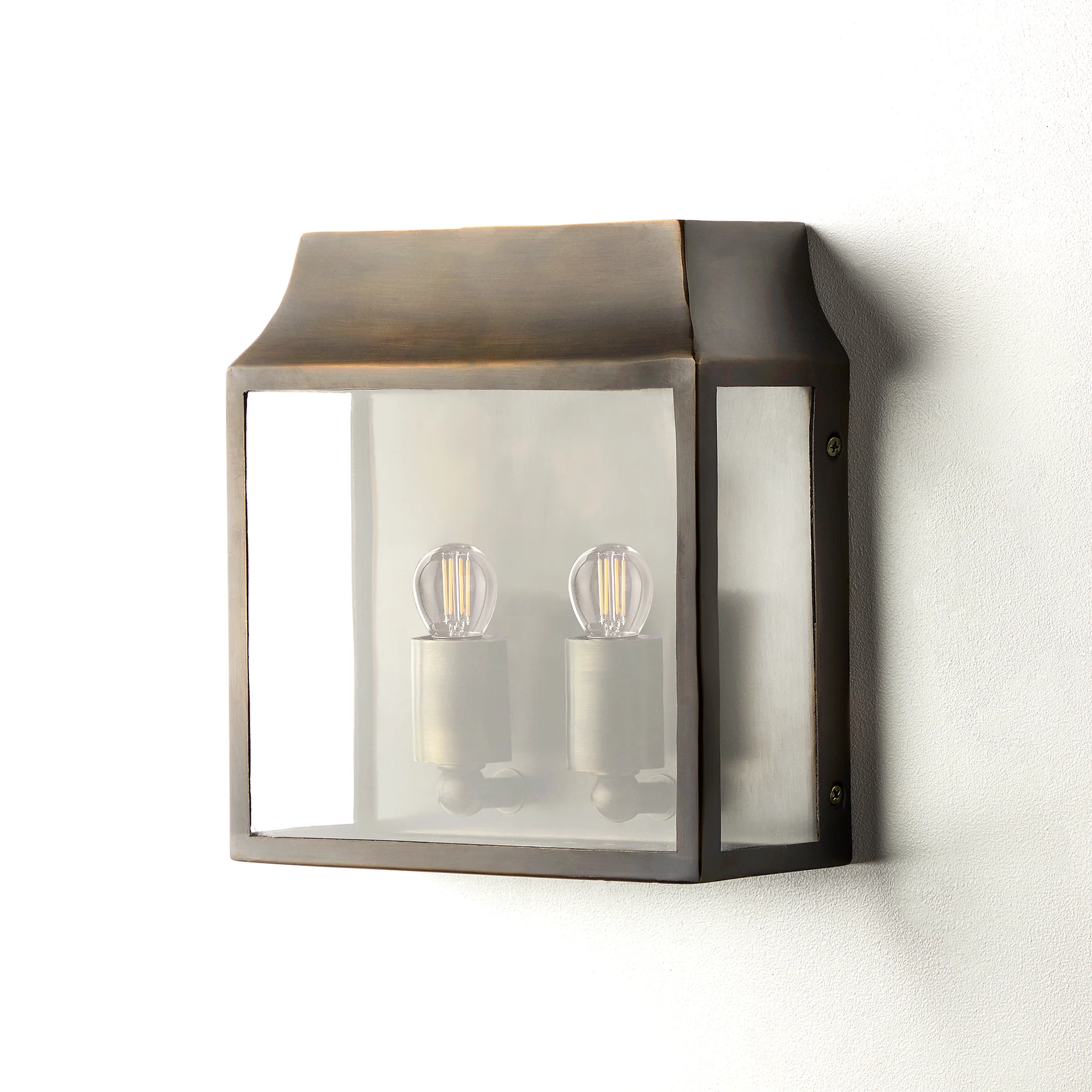 Smaller Double Crail wall sconce bronze - Image 5