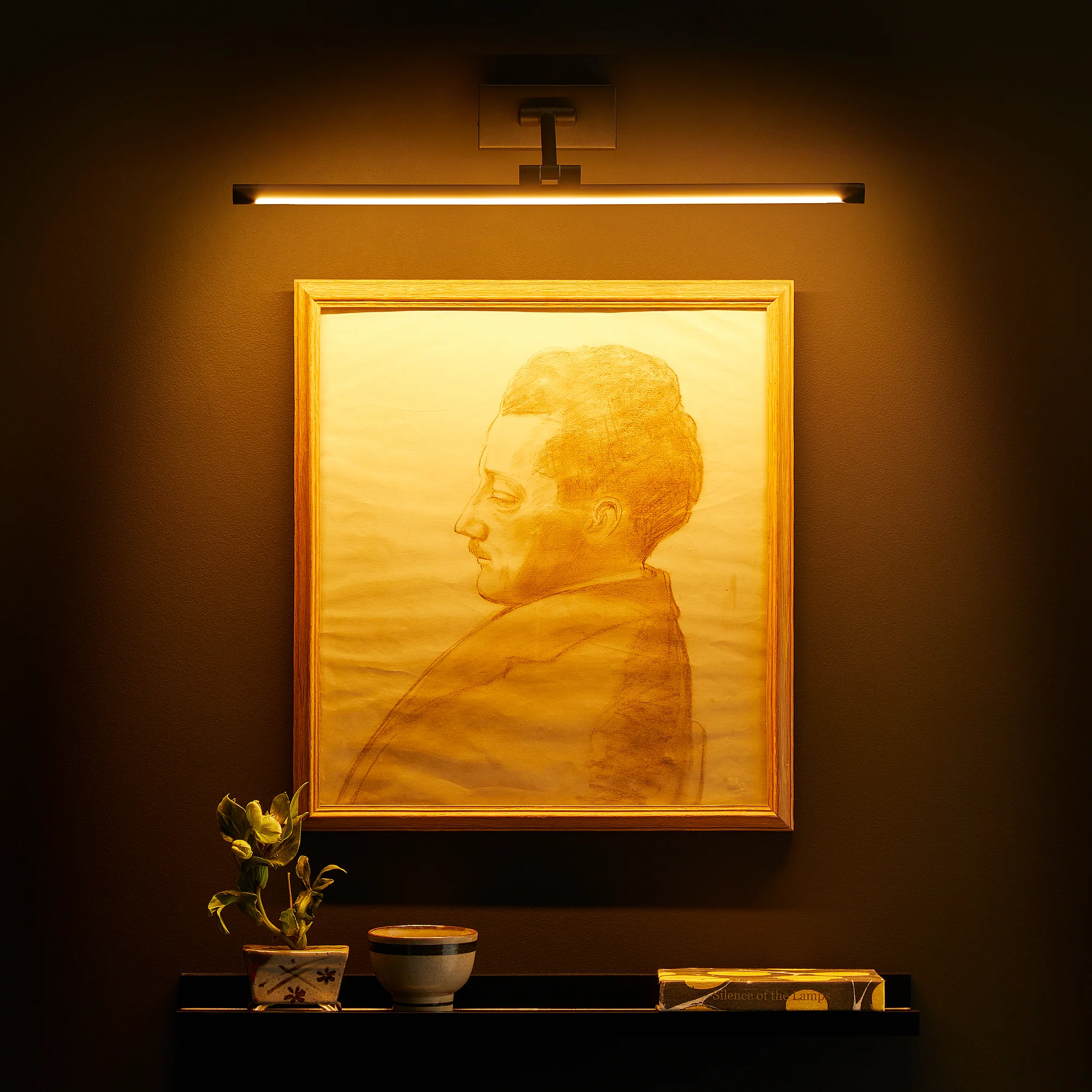Smaller Milton picture light in black - Image 3