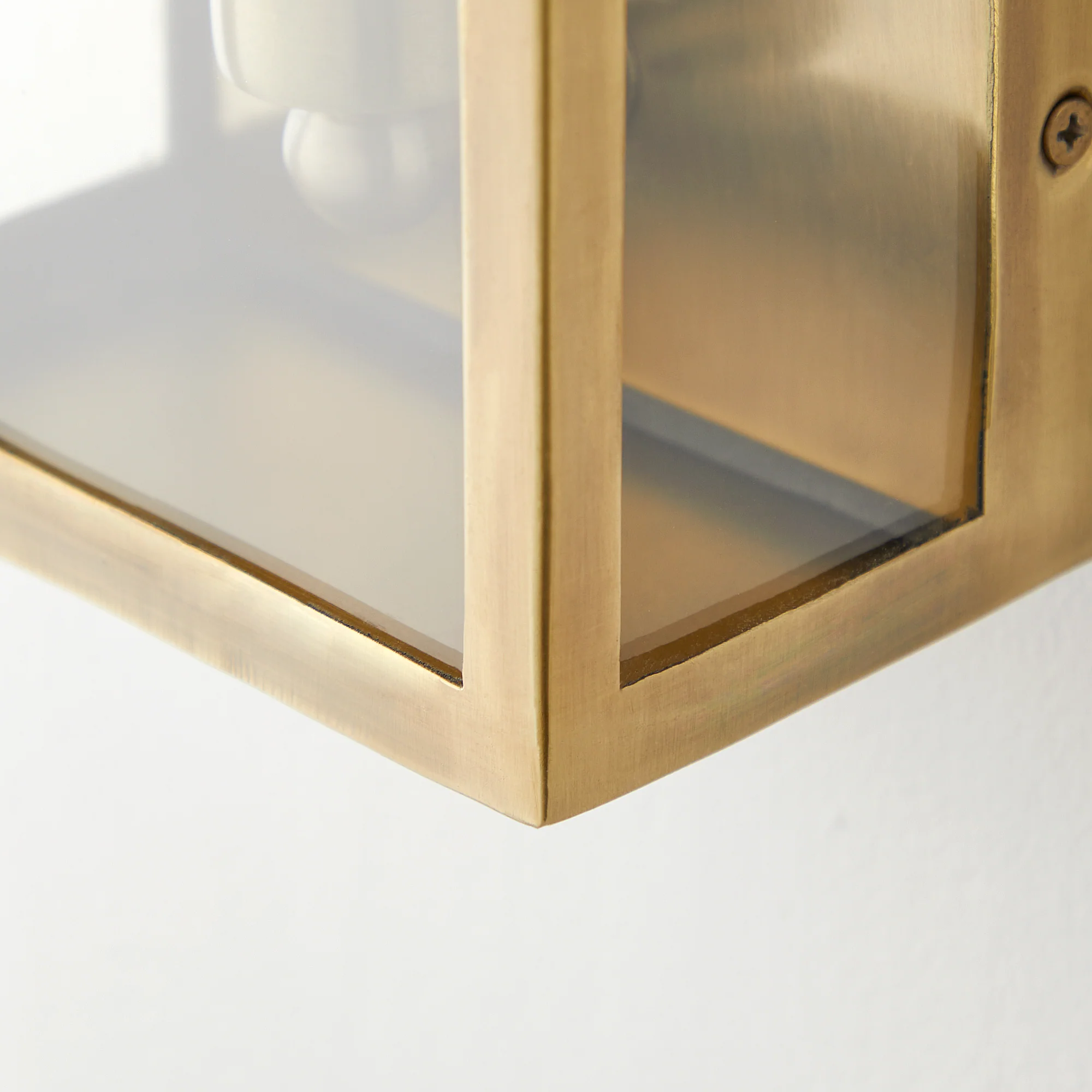 Smaller Orford long and thin wall sconce antique brass - Image 4