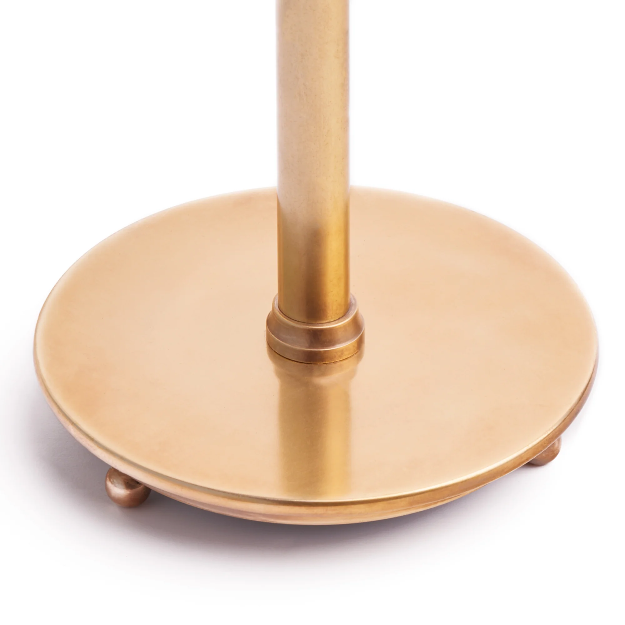 Smaller Pod cordless table lamp in antique brass - Image 6