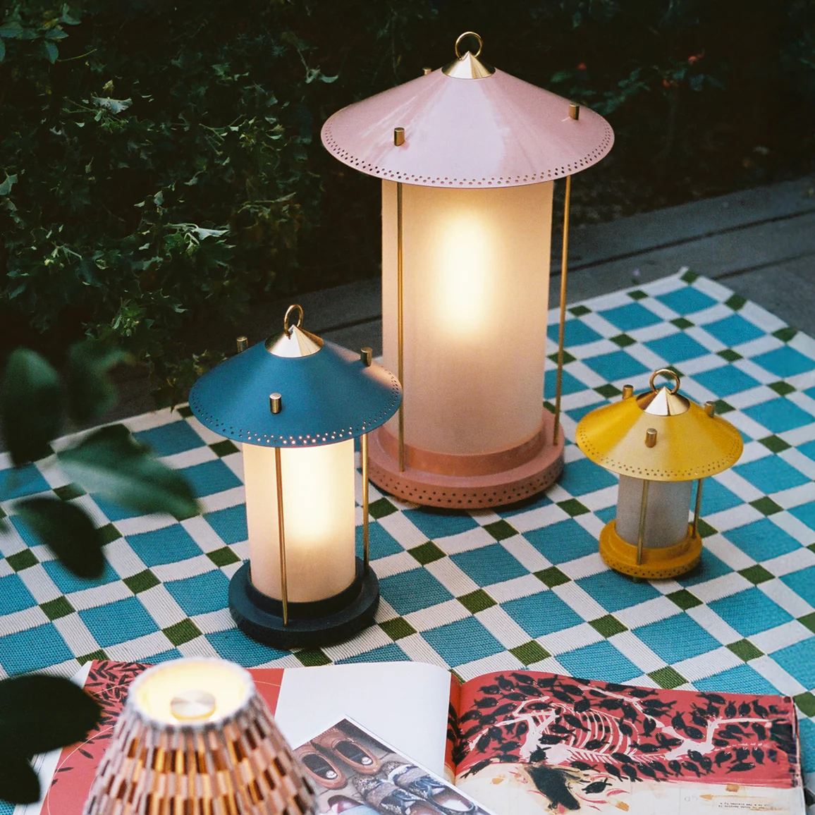 smaller Stefan cordless lantern in Sand by the Novogratz - Image 11