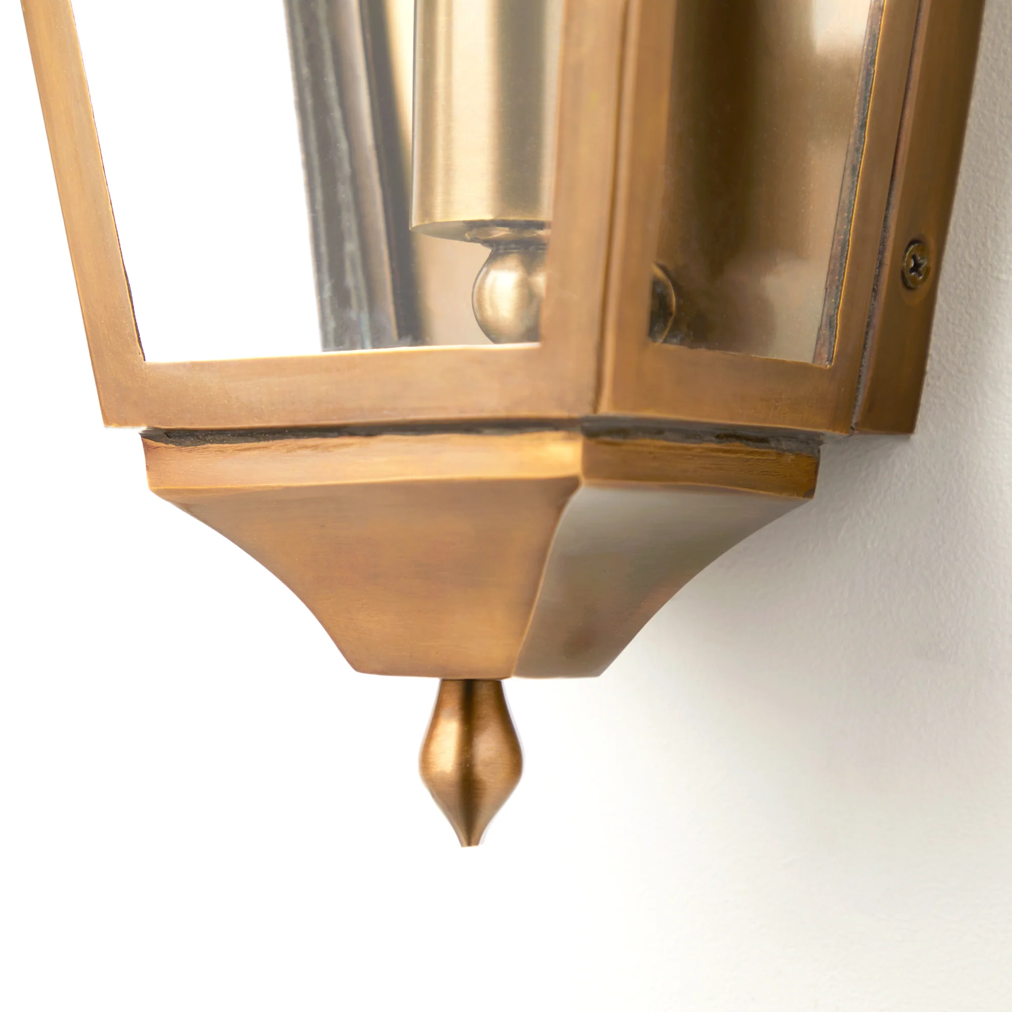 Smaller Westport wall sconce antiqued brass - Image 9