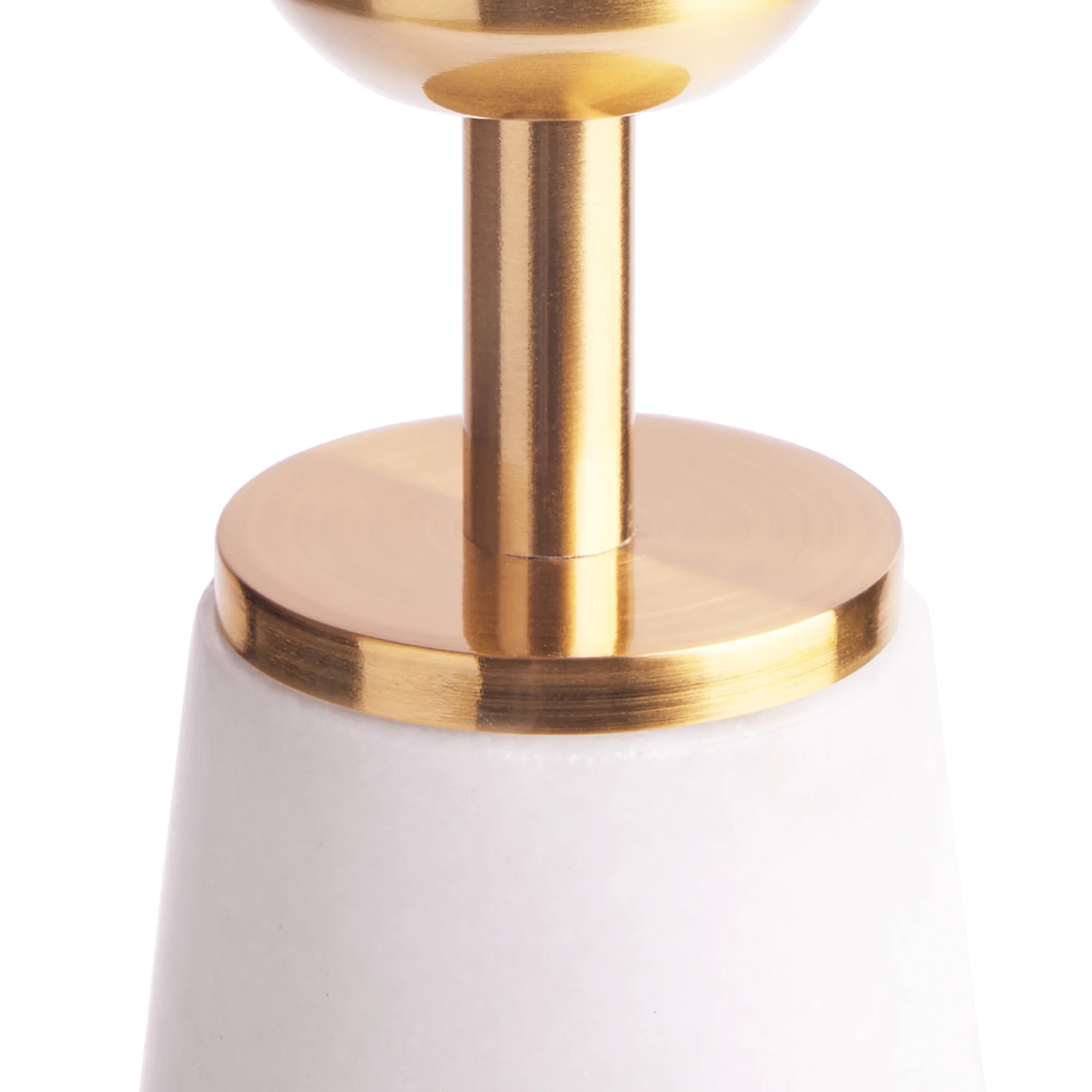 Sphynx cordless table lamp in white marble - Image 3