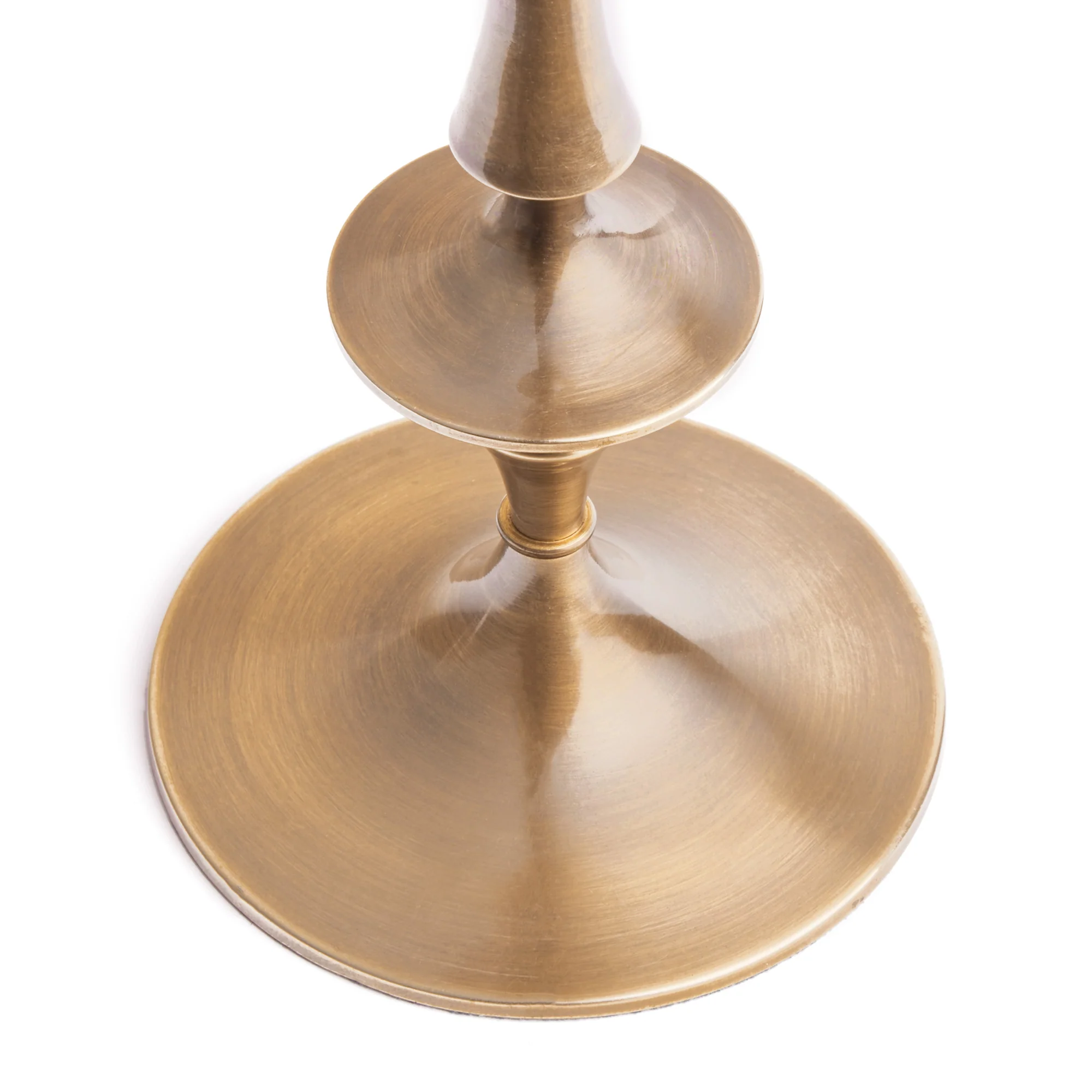 Spindle cordless table lamp in aged brass - Image 7