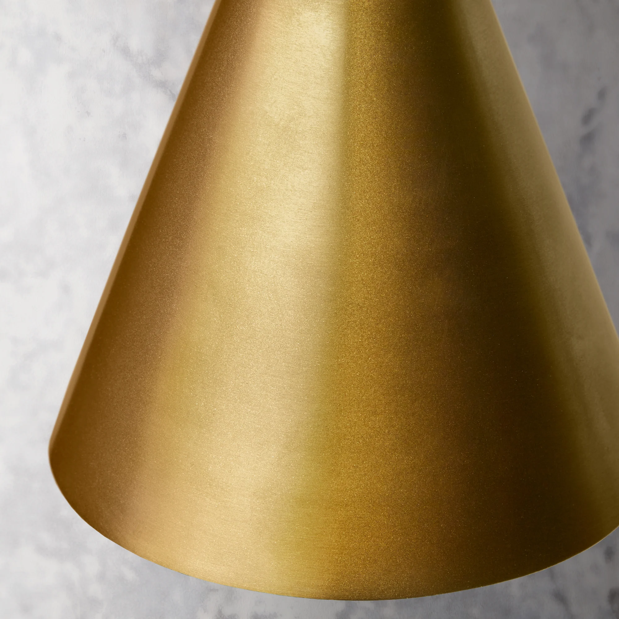 Stanlette pendant shade in antique brass - Image 4