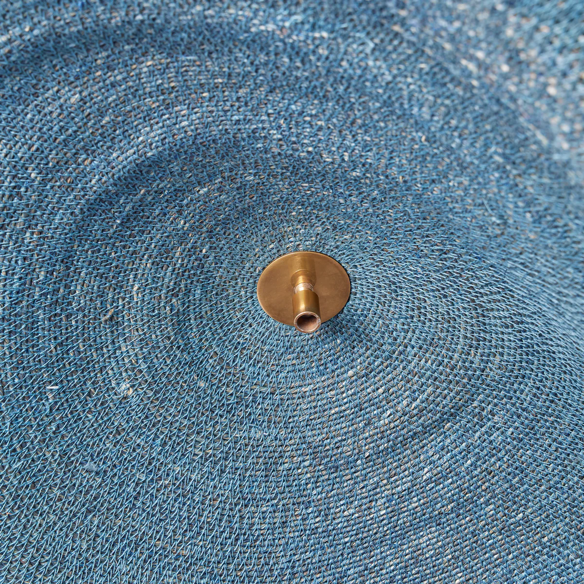 Tallulah jute basket rechargeable pendant in denim by Novogratz - Image 6