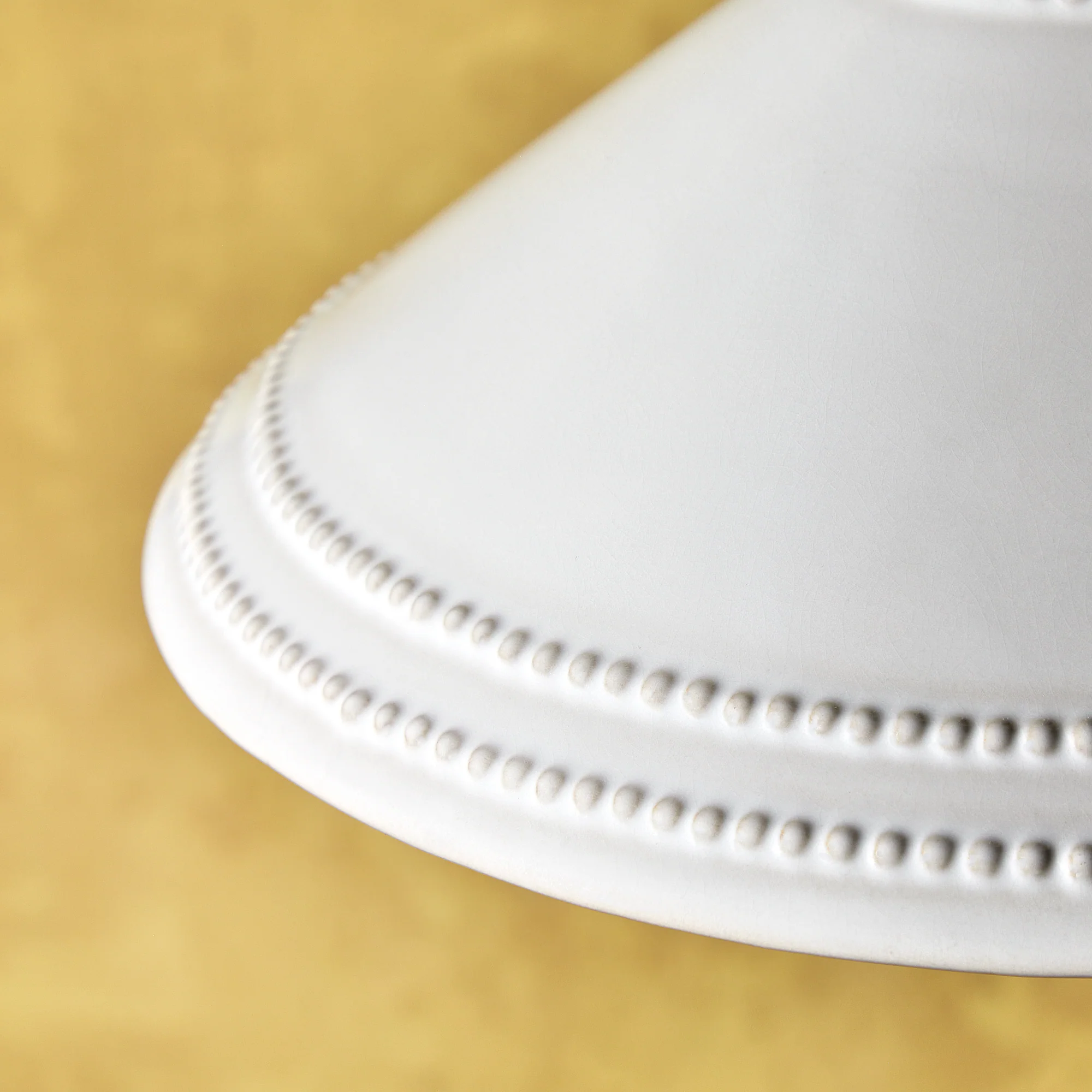 Ted ceramic pendant shade in stone with stone interior - Image 4