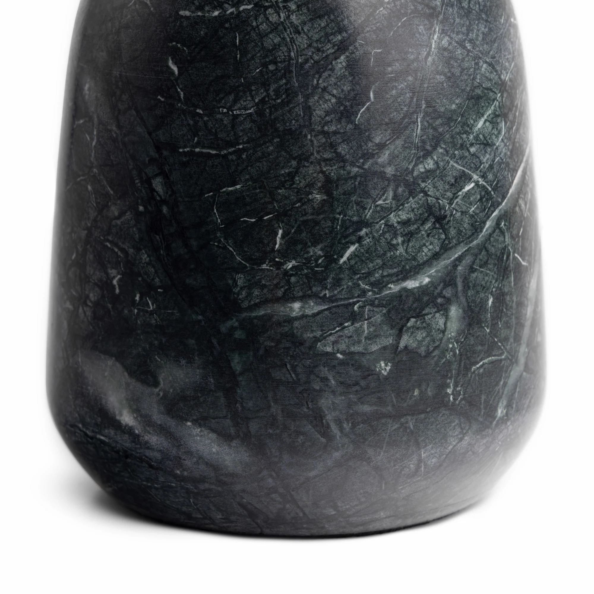 Thimble cordless table lamp in green marble - Image 5
