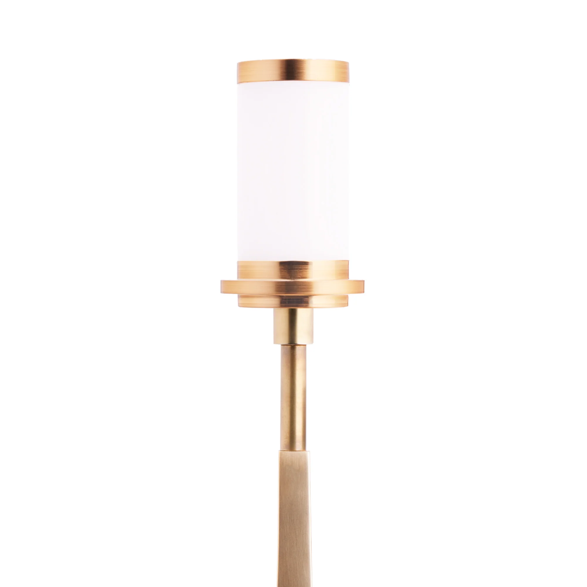 Tiny Trafalgar cordless table lamp in antique brass - Image 5