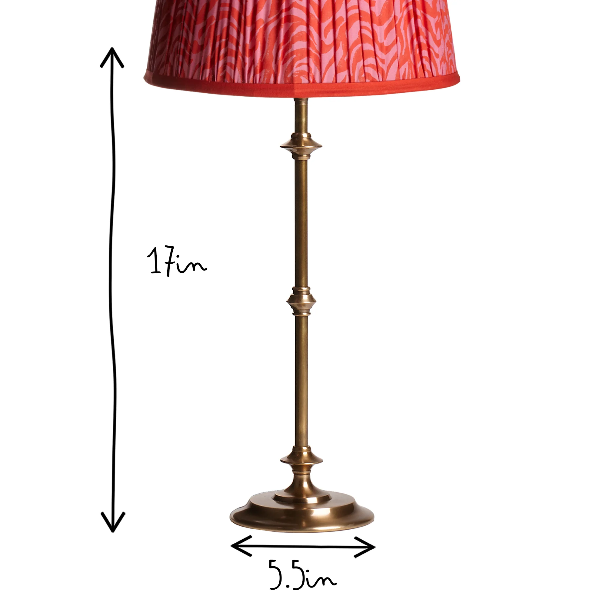 Trindle table lamp in antiqued brass - Image 6