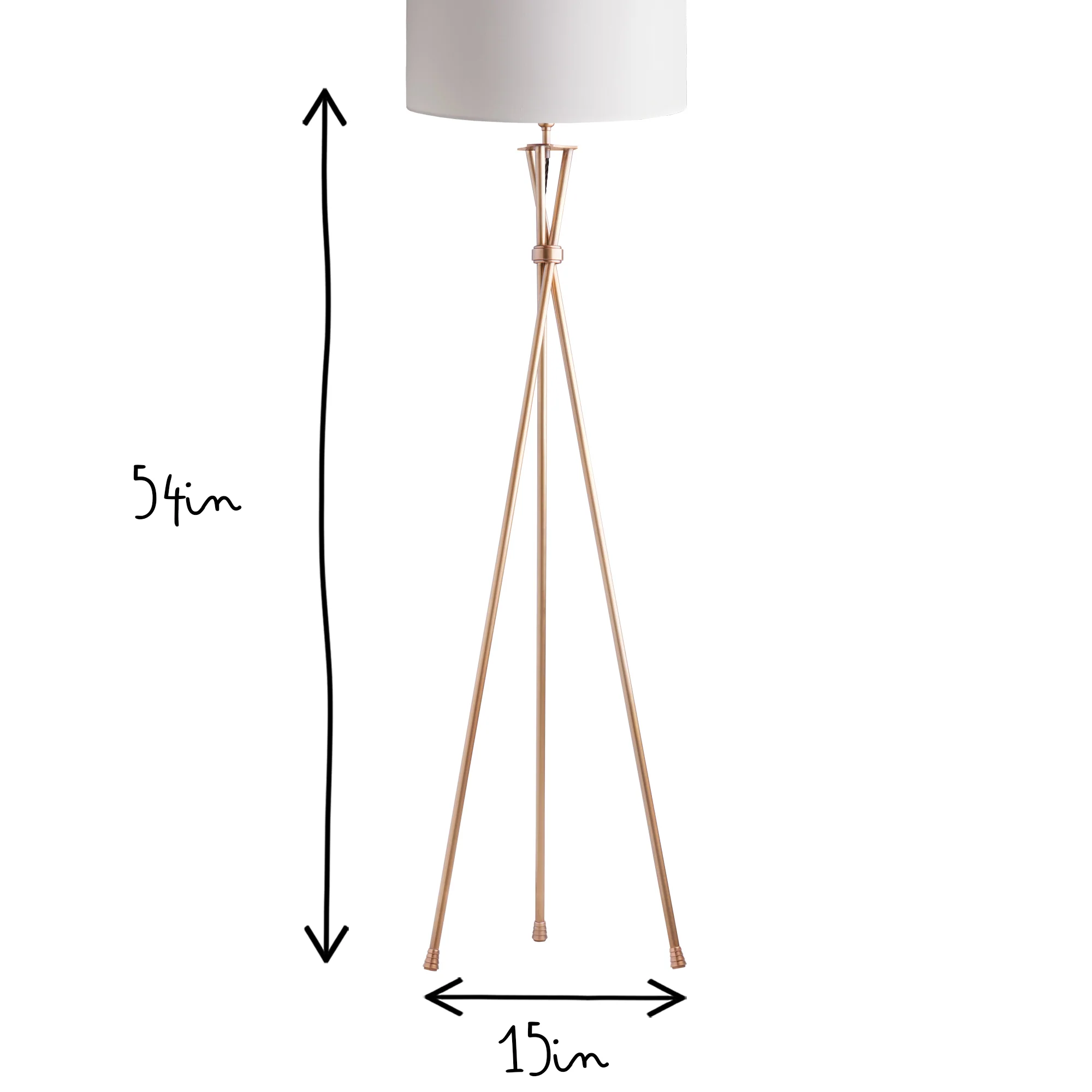 Tryst floor lamp in antiqued brass - Image 6