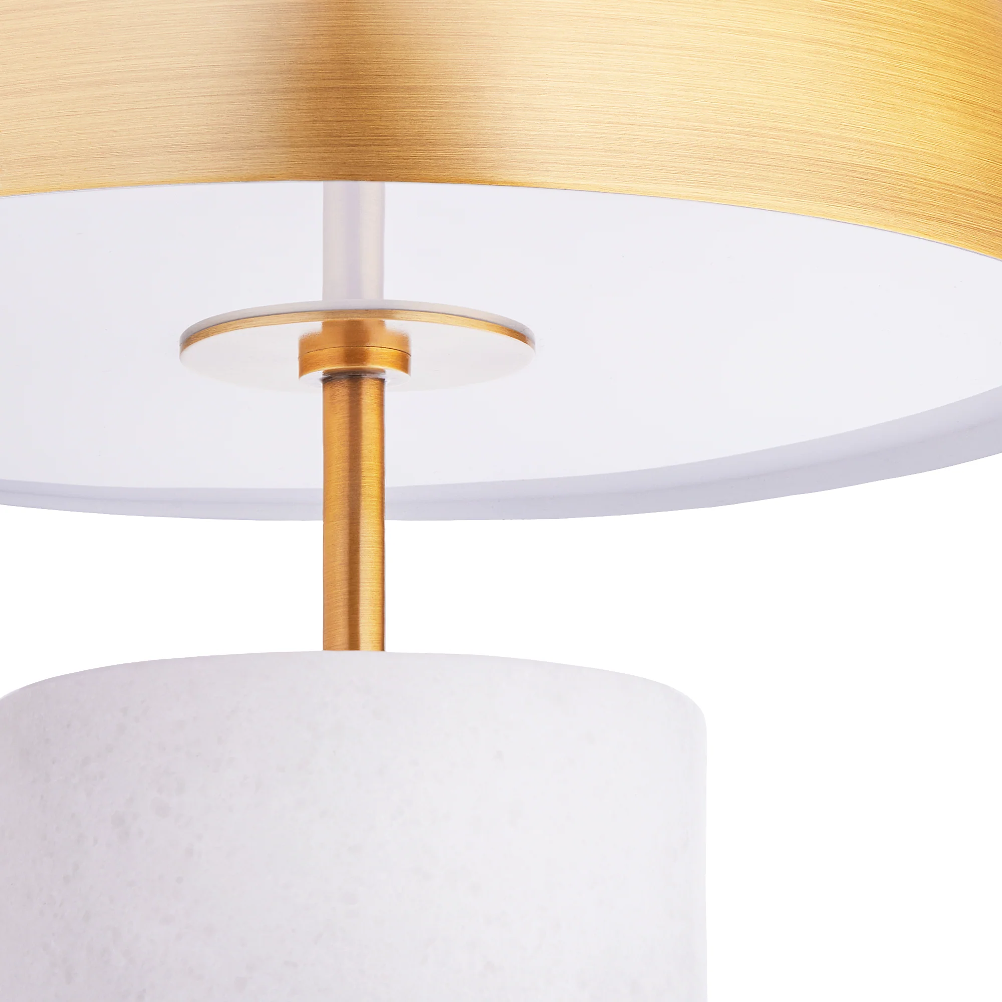 Utopia cordless table lamp in white marble - Image 10