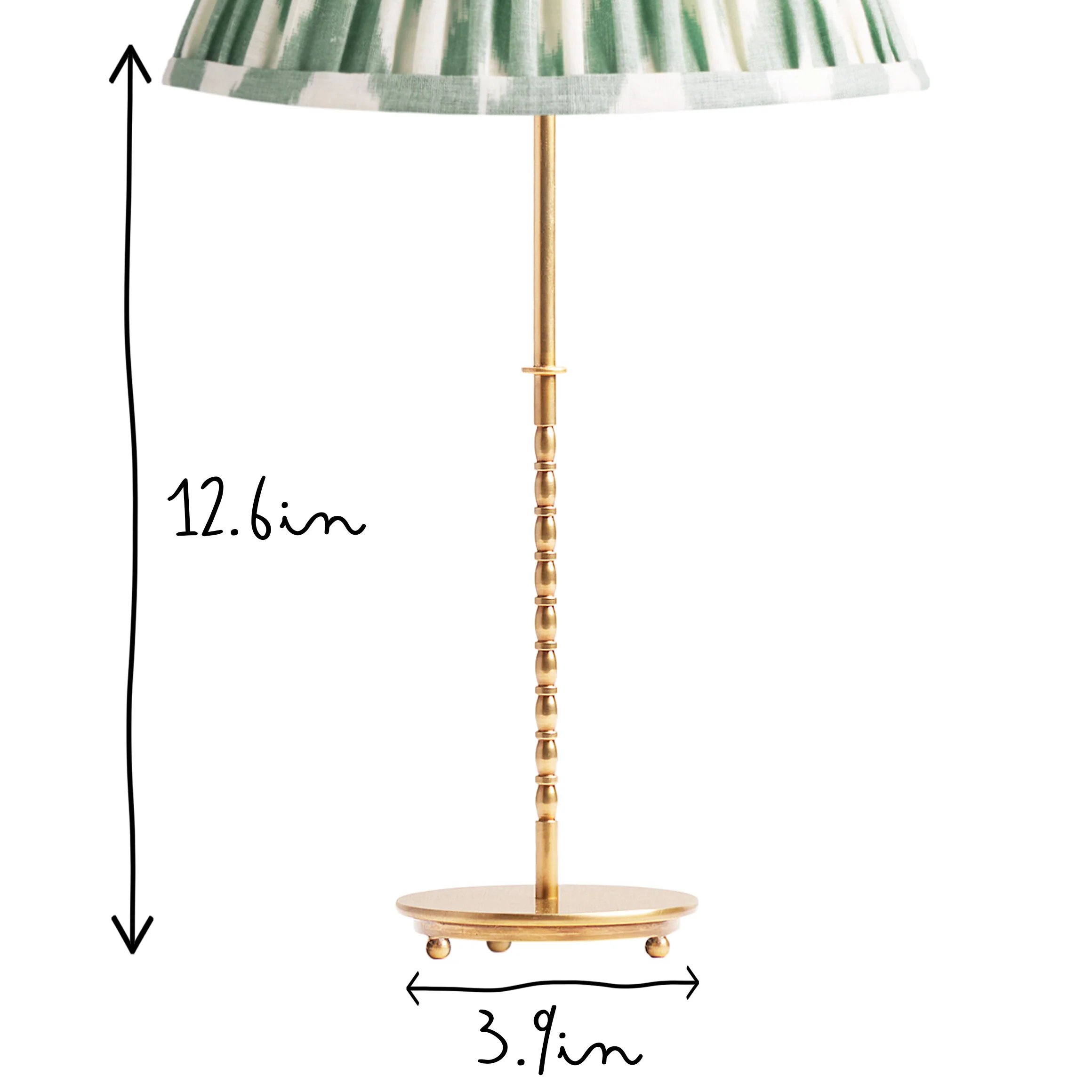 Valentin cordless table lamp in brass - Image 12