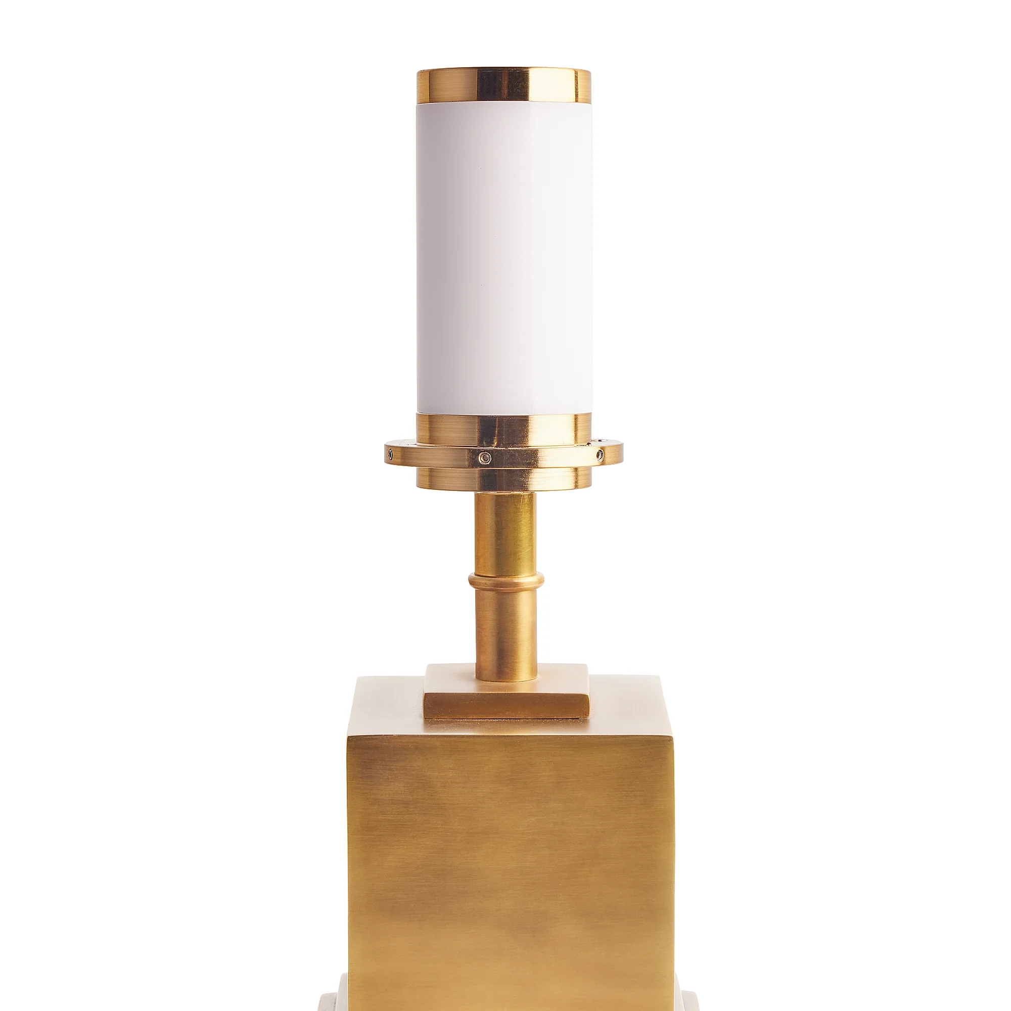 Walter cordless table lamp in antiqued brass - Image 5