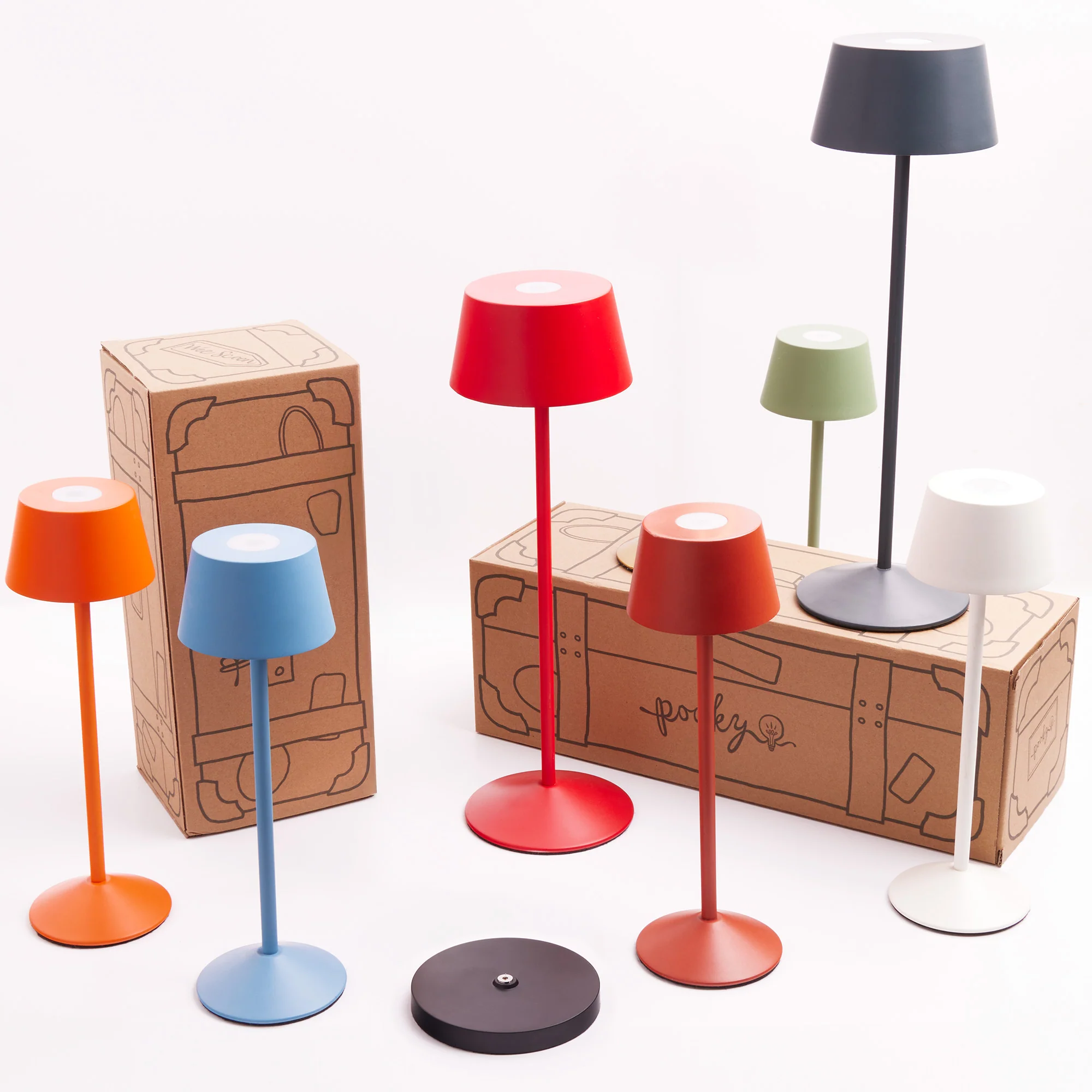 Wee Scoon cordless table lamp in firecracker - Image 14